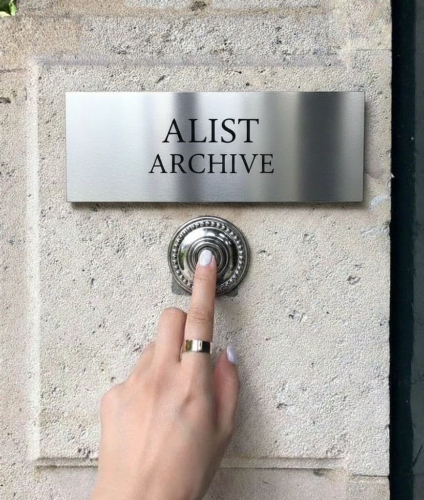 ALIST Archive interior signage